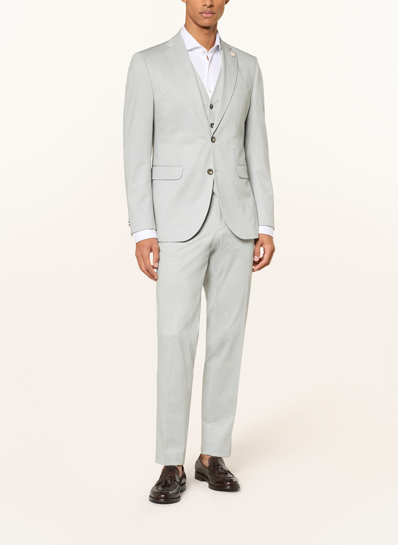 CG - CLUB of GENTS Anzugsweste CG PLUM Slim Fit: 61 HELLBLAU