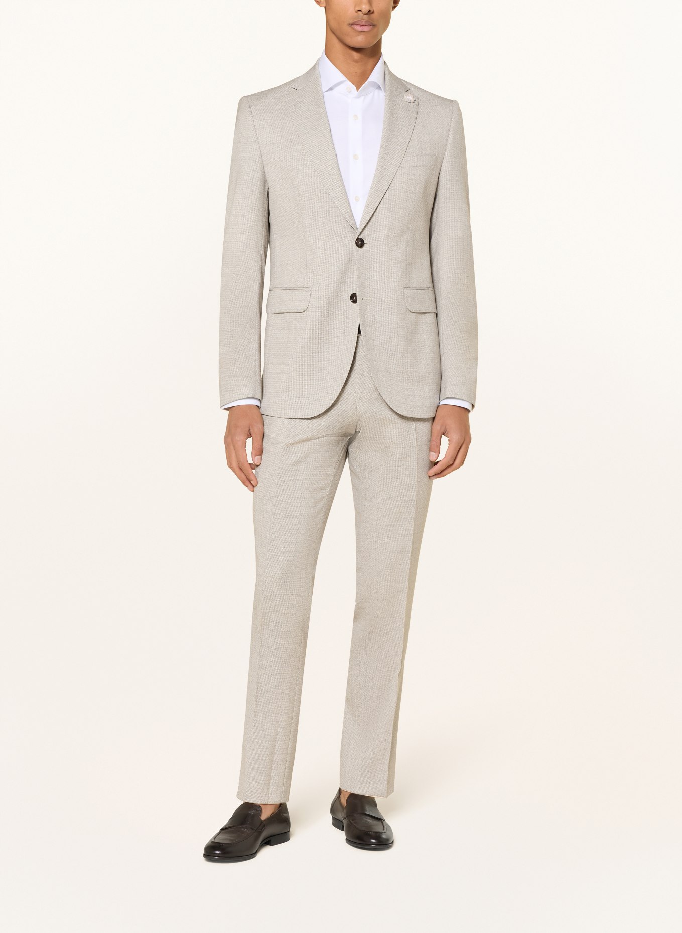 CG - CLUB of GENTS CG PAUL Slim Fit Suit Jacket: 71 HELLBRAUN