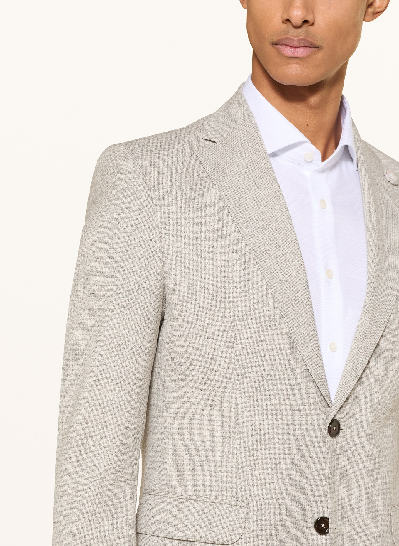 CG - CLUB of GENTS CG PAUL Slim Fit Suit Jacket: 71 HELLBRAUN