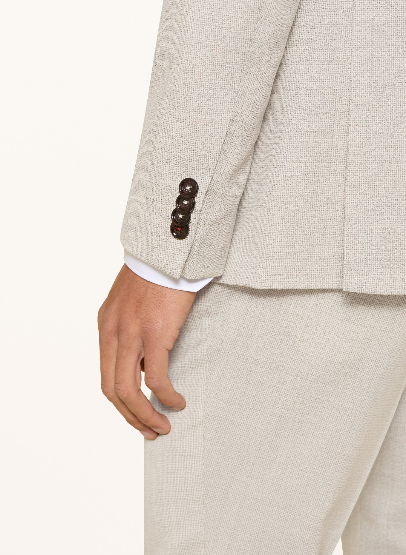 CG - CLUB of GENTS CG PAUL Slim Fit Suit Jacket: 71 HELLBRAUN