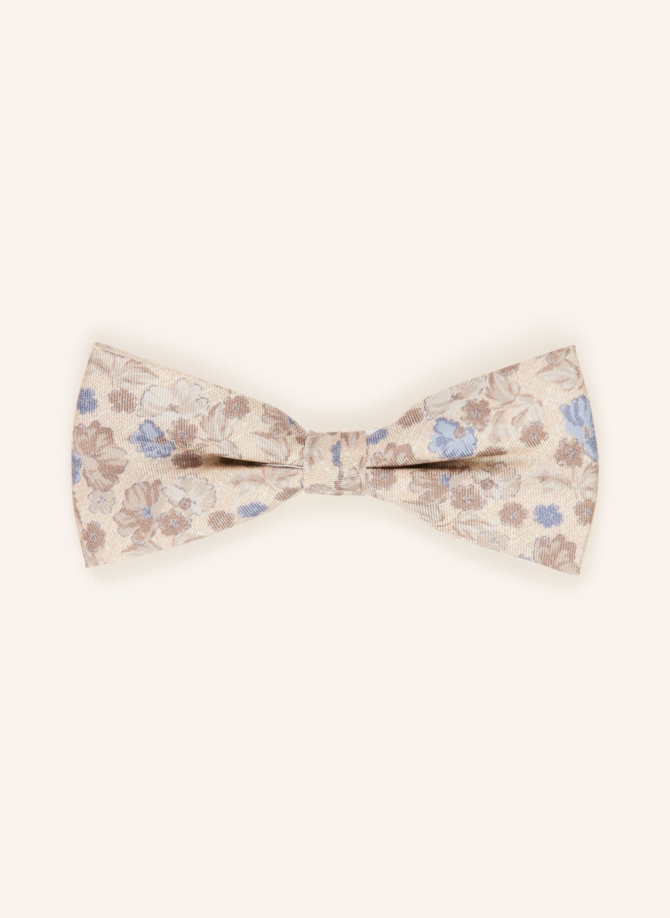 CG - CLUB of GENTS Set: Bow tie and pocket square: BEIGE / TAUPE / LIGHT BLUE