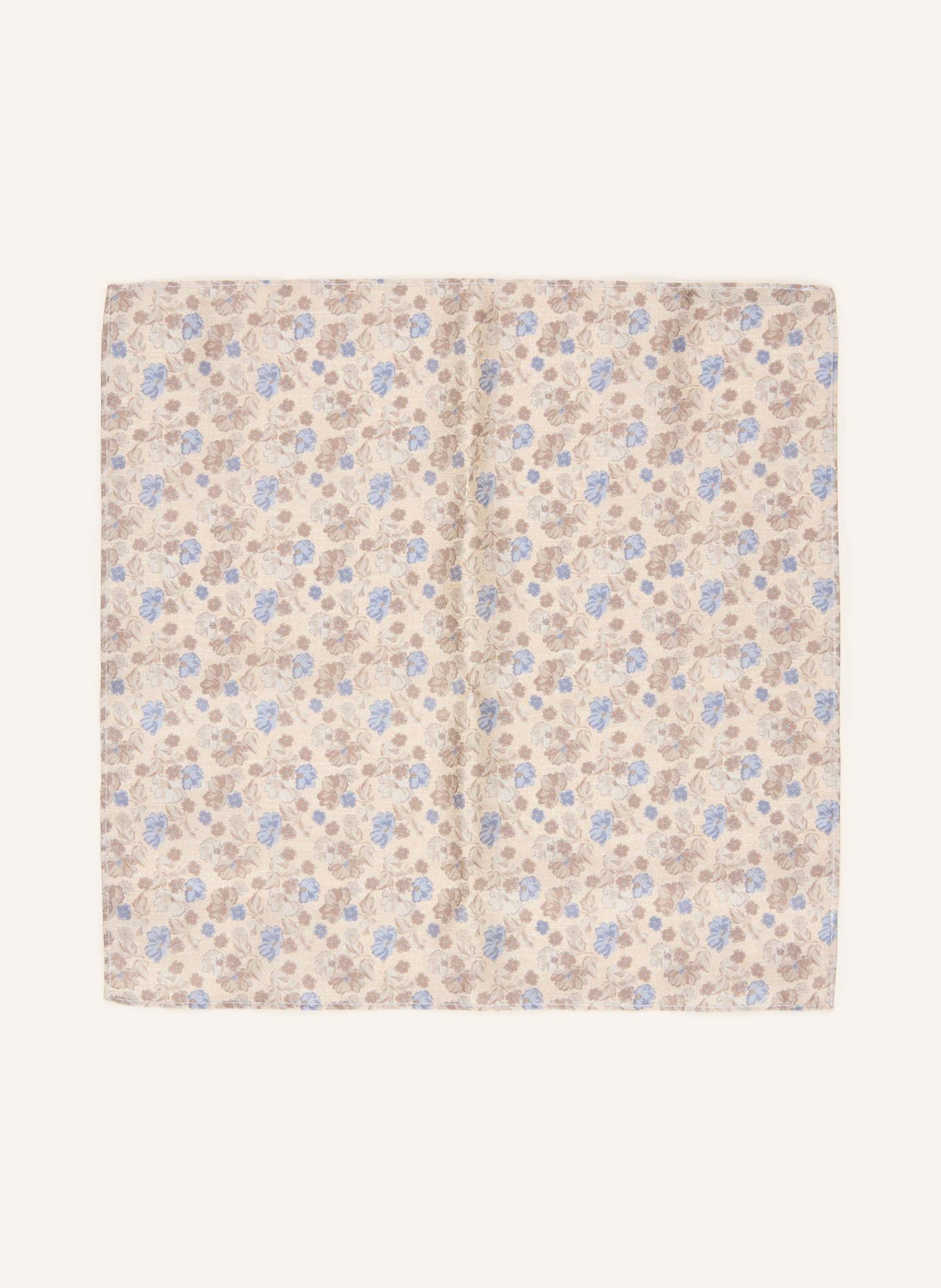 CG - CLUB of GENTS Set: Bow tie and pocket square: BEIGE / TAUPE / LIGHT BLUE