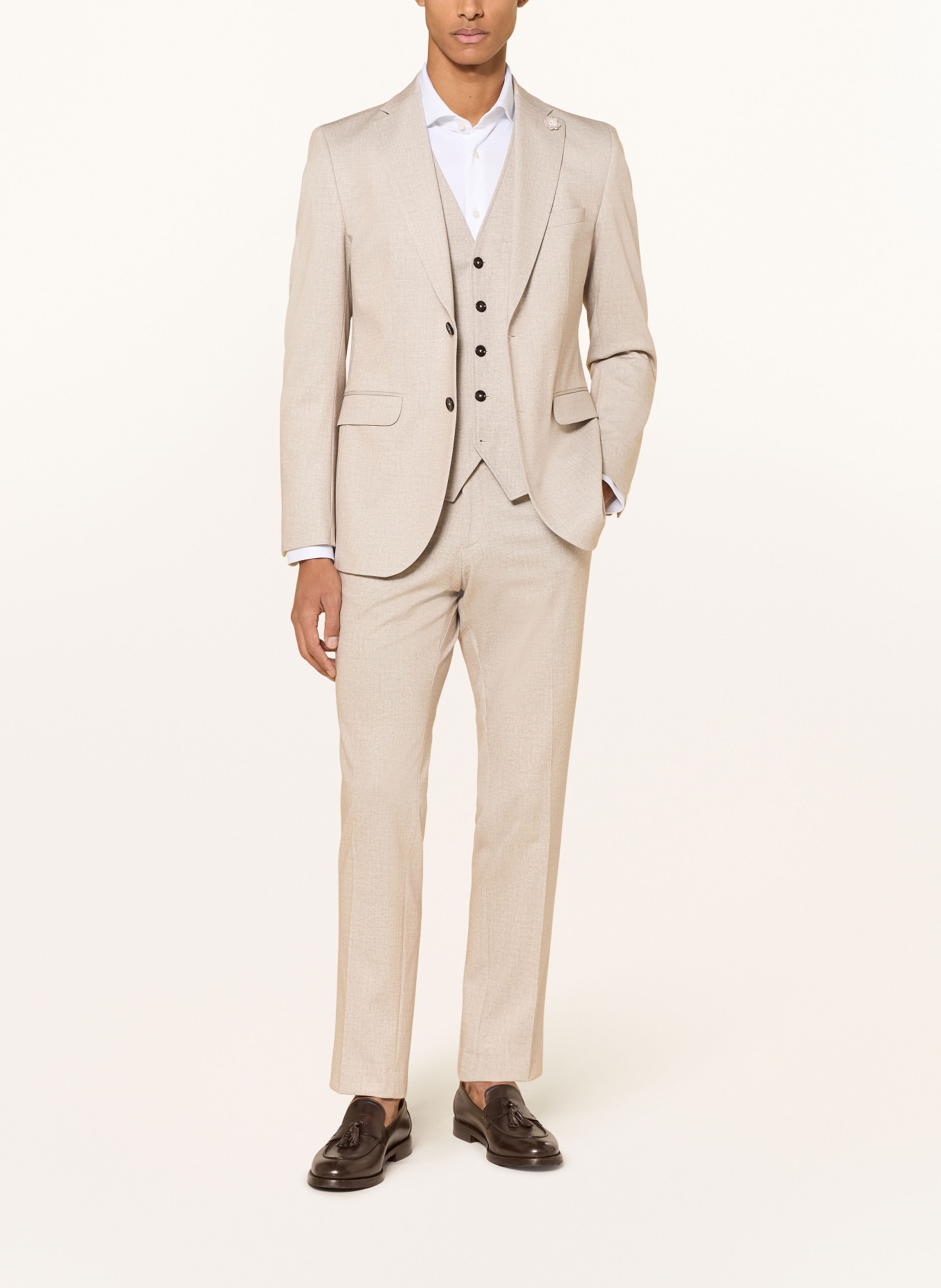 CG - CLUB of GENTS Pantalon de costume CG PACO Slim Fit: 21 HELLBEIGE