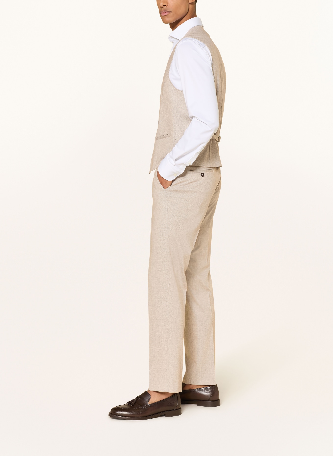 CG - CLUB of GENTS Pantalon de costume CG PACO Slim Fit: 21 HELLBEIGE