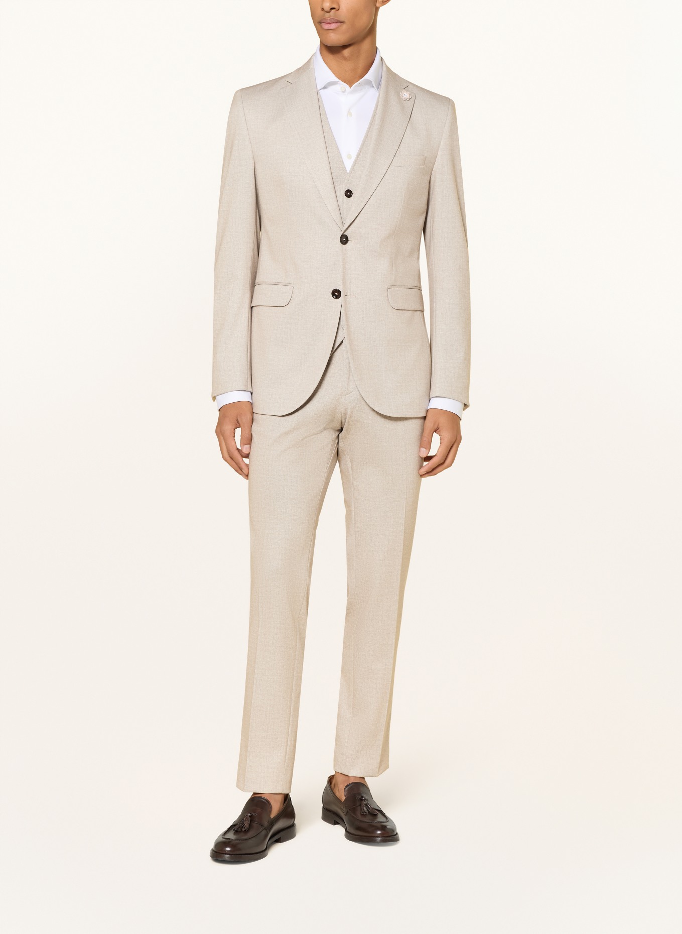 CG - CLUB of GENTS Anzugsakko CG PAUL Slim Fit: 21 HELLBEIGE