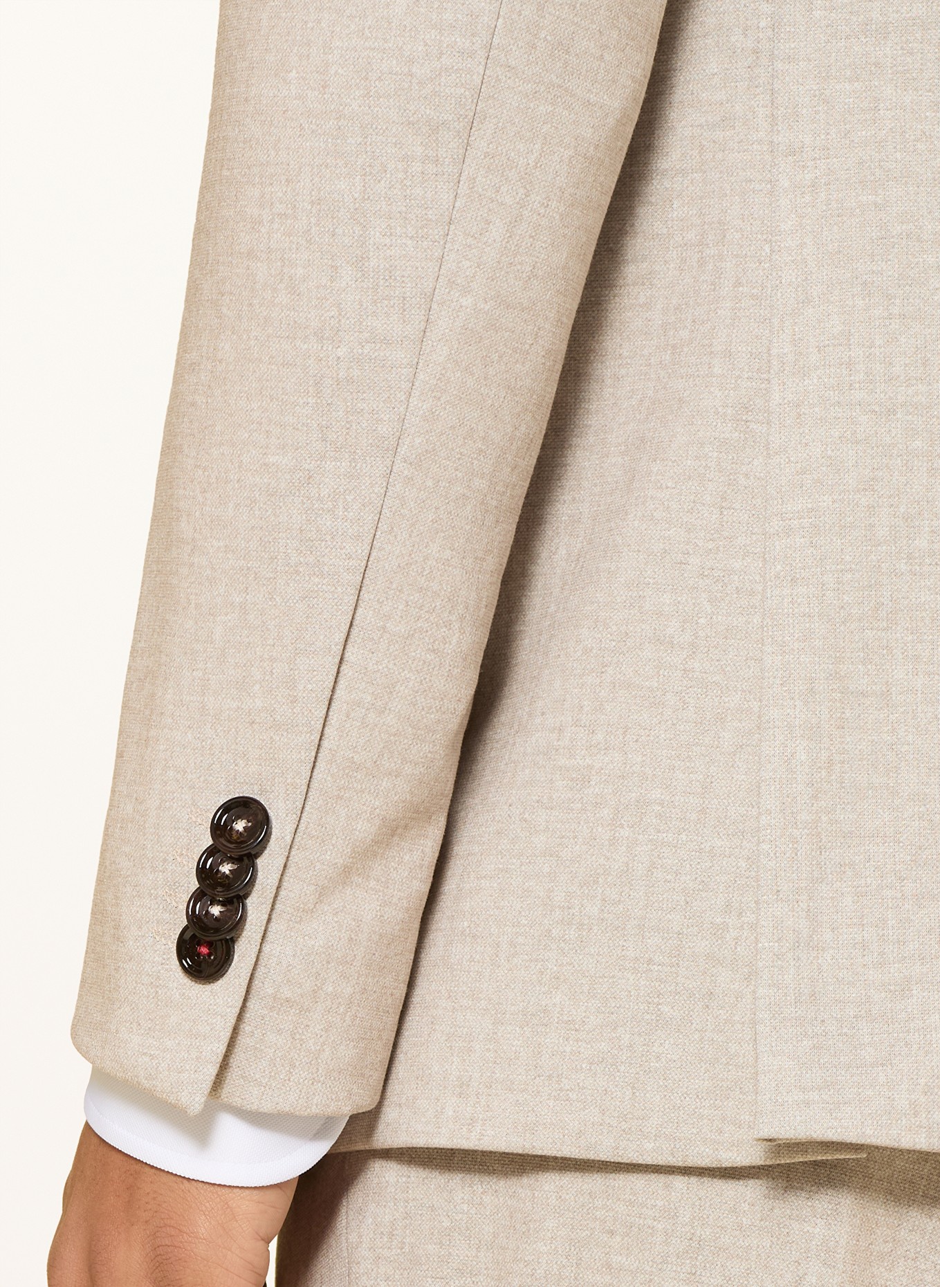 CG - CLUB of GENTS Anzugsakko CG PAUL Slim Fit: 21 HELLBEIGE