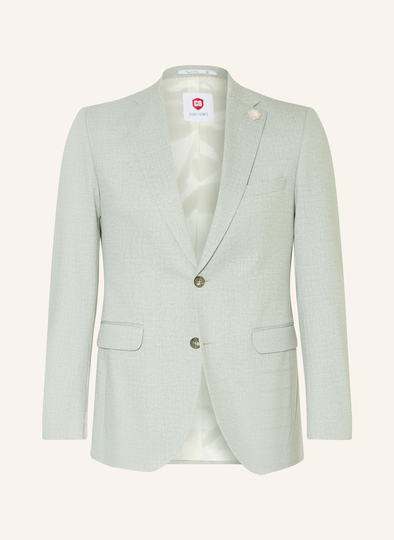 CG - CLUB of GENTS Anzugsakko CG PAUL Slim Fit: 51 hellgrün