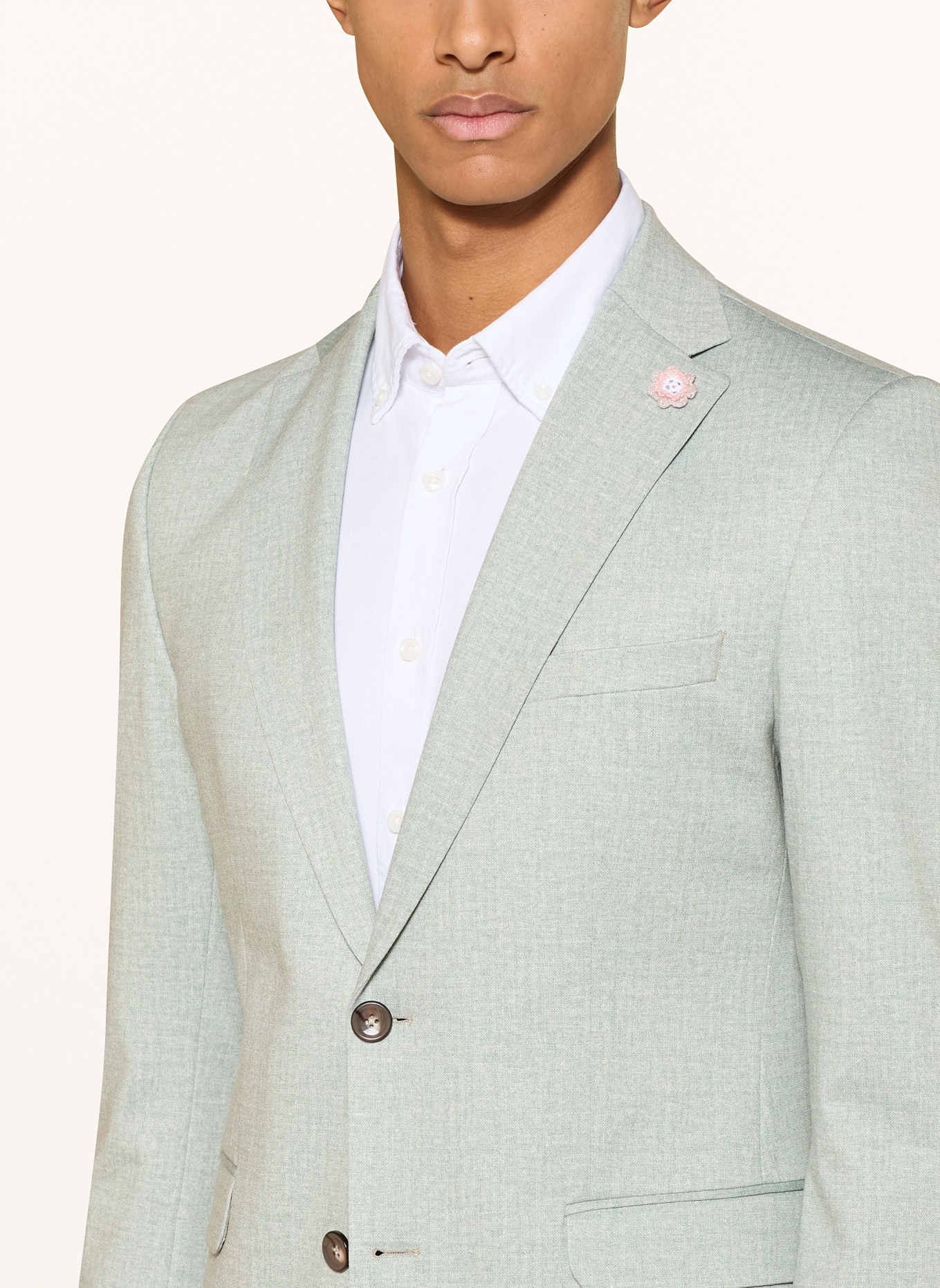 CG - CLUB of GENTS Anzugsakko CG PAUL Slim Fit: 51 hellgrün