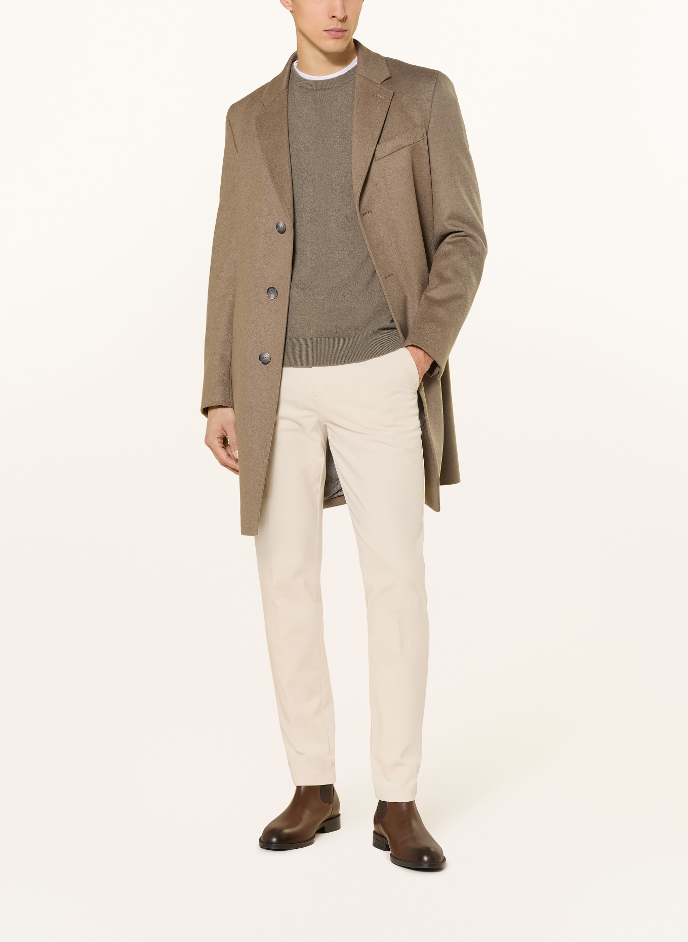 BOSS Chino KAITON Slim Fit: ECRU