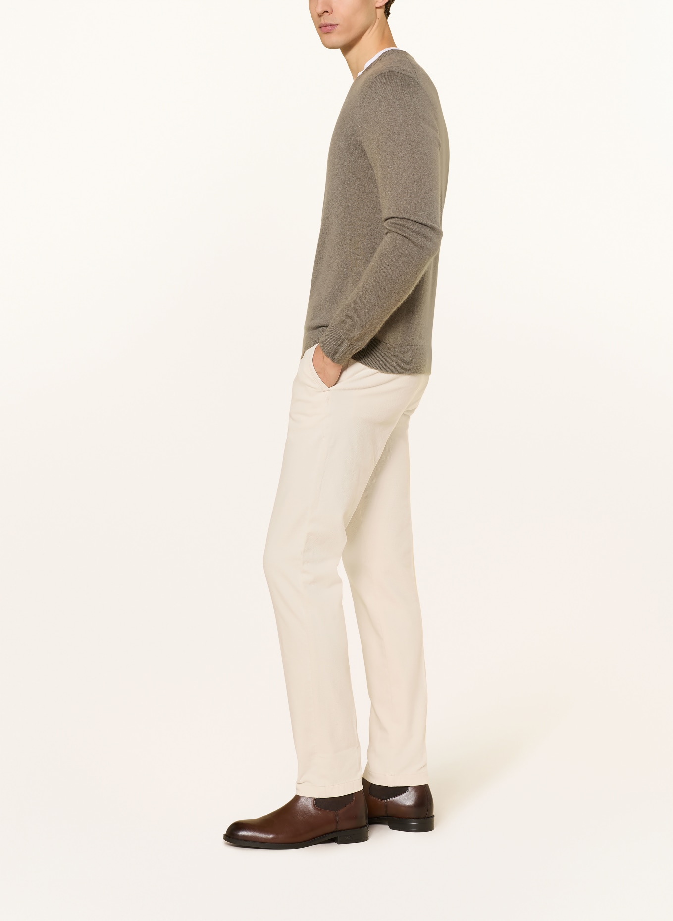 BOSS Chino KAITON Slim Fit: ECRU