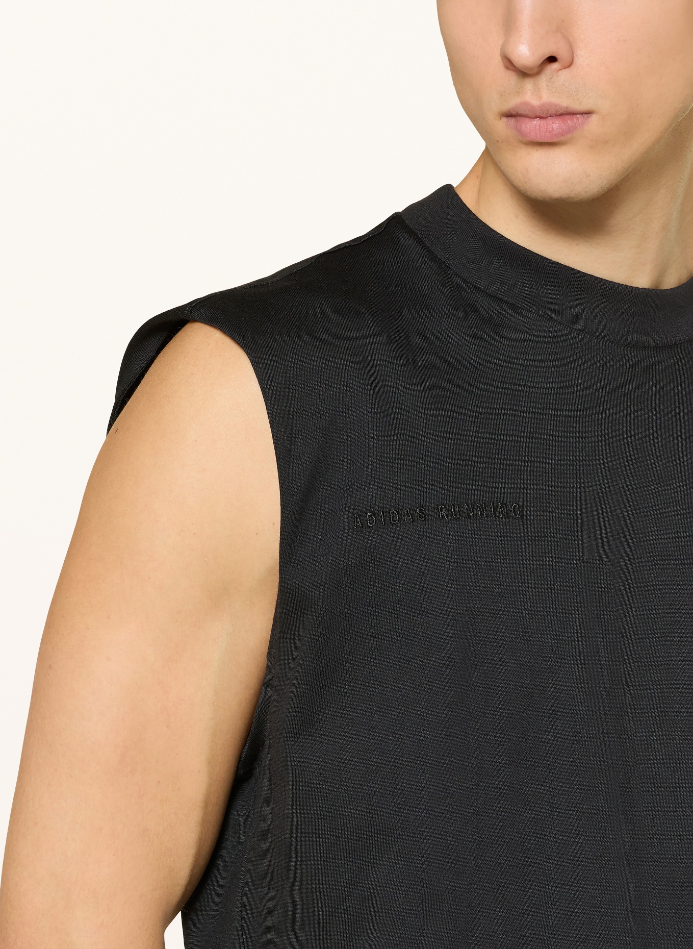 adidas Running top ADI365 CHEERING: BLACK / DARK GRAY