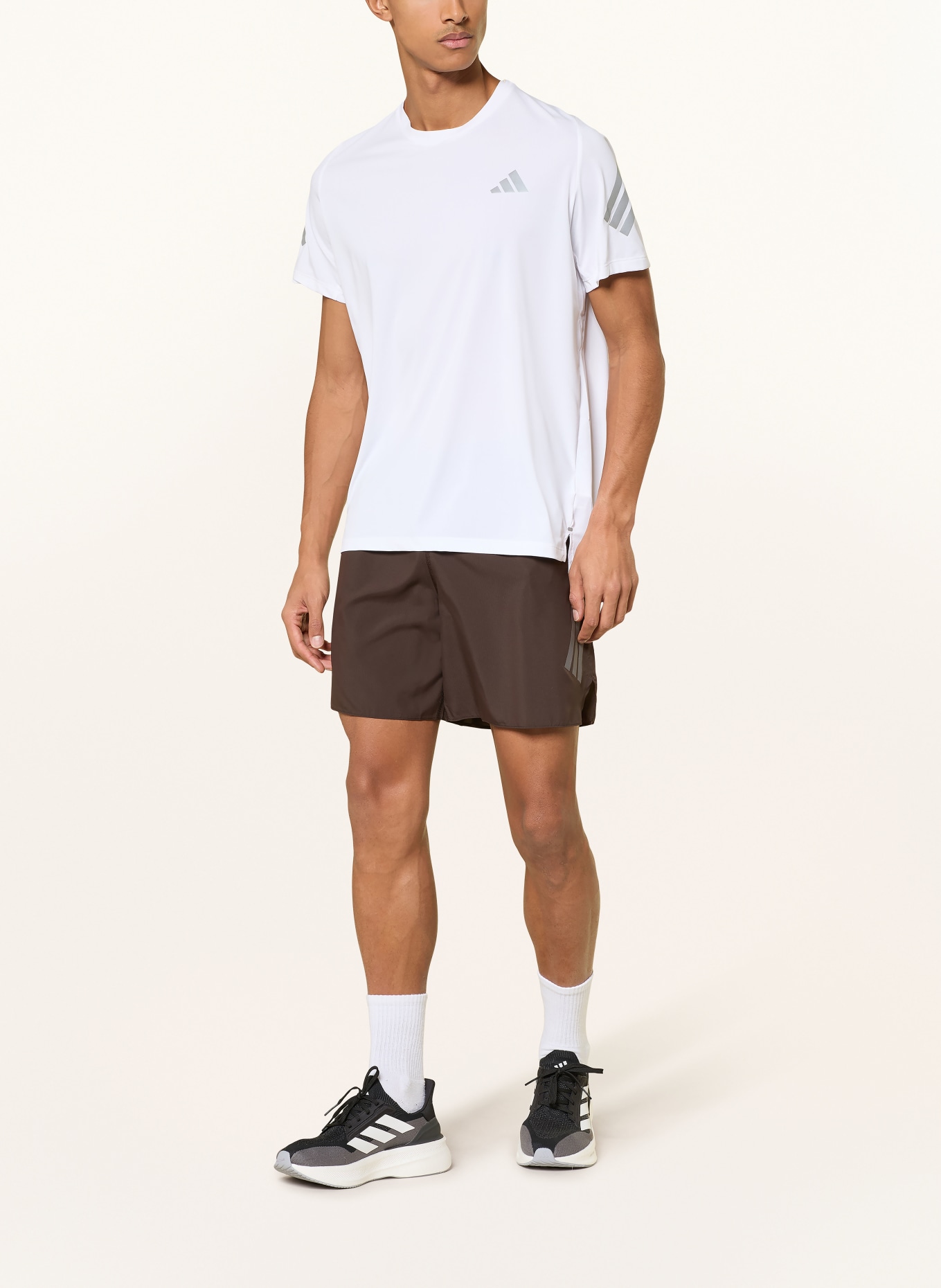 adidas 2-in-1-Laufshorts ADI365: DUNKELBRAUN