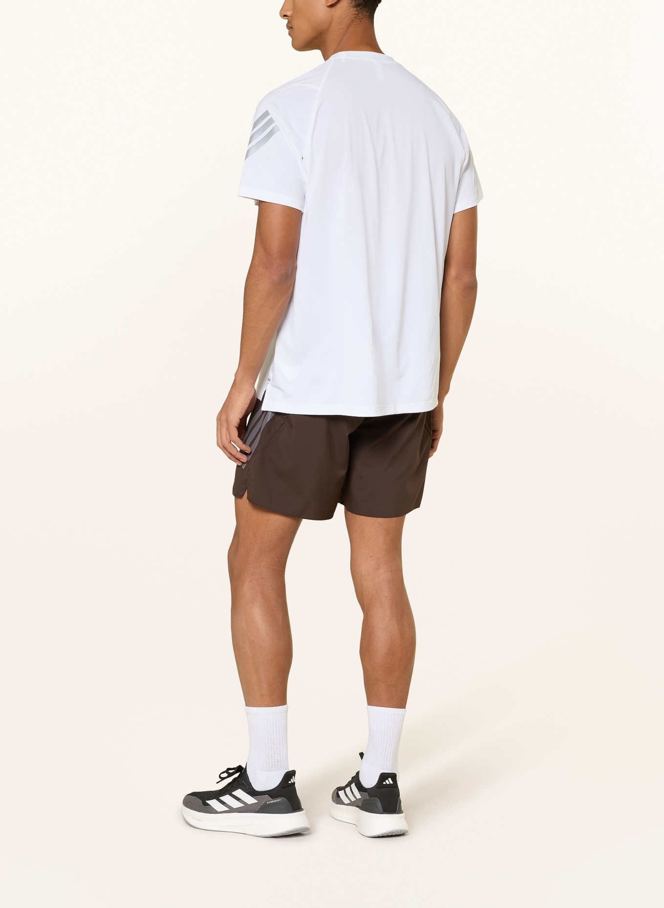 adidas 2-in-1-Laufshorts ADI365: DUNKELBRAUN