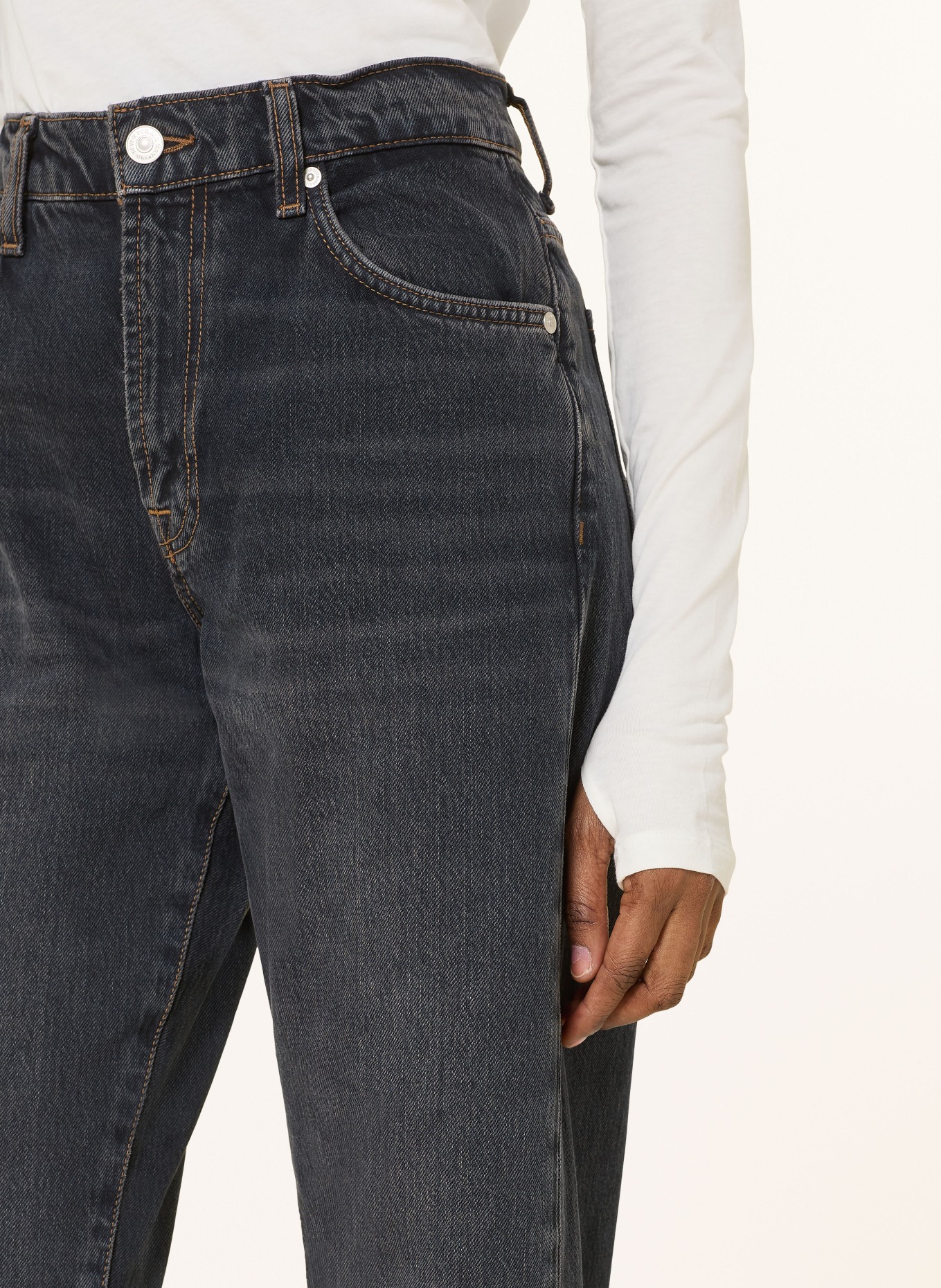 7 for all mankind Straight jeans TESS TROUSER: 21B Stormwave