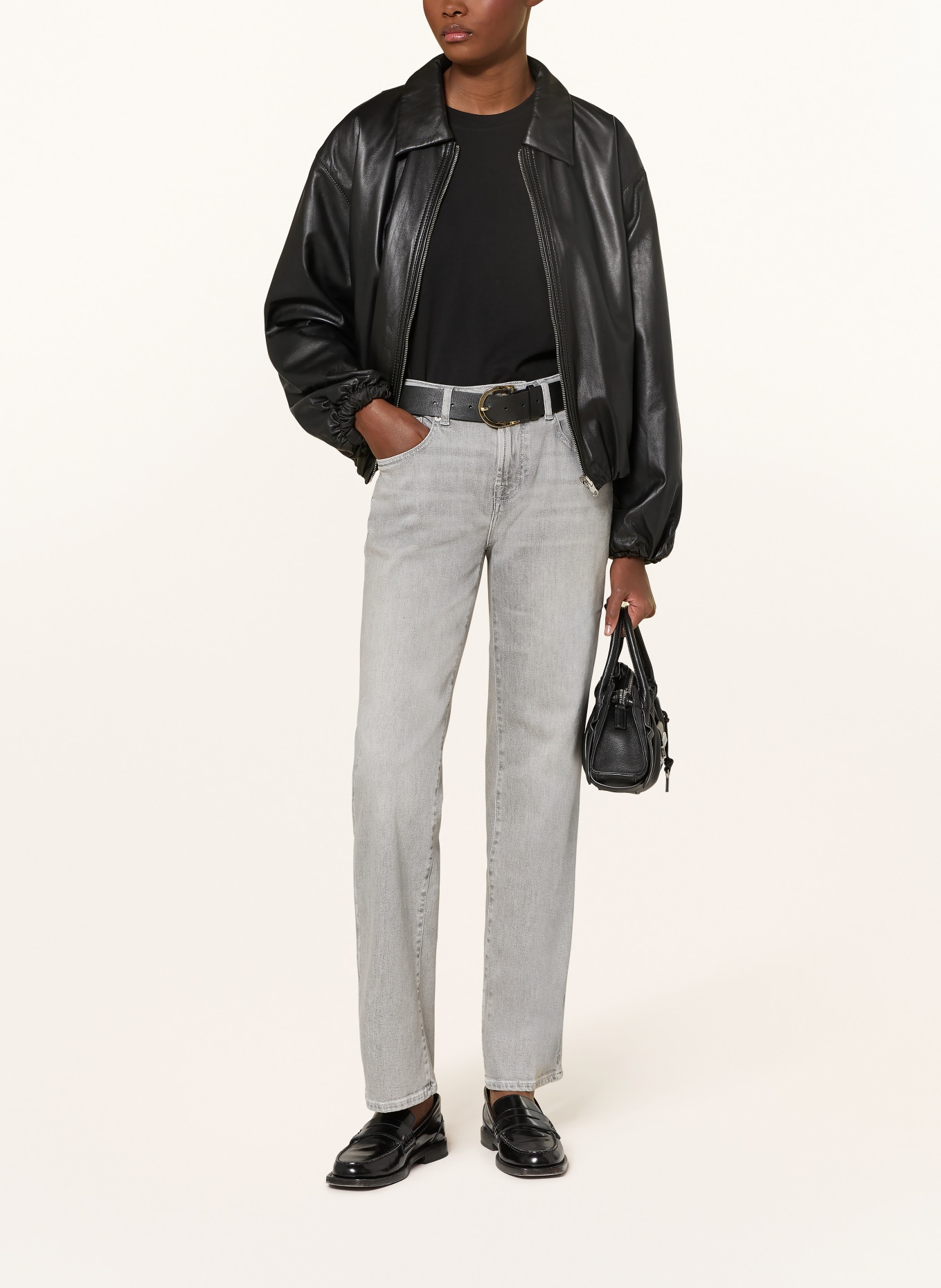 7 for all mankind Proste dżinsy CALIE STRAIGHT: 1BG Panalu