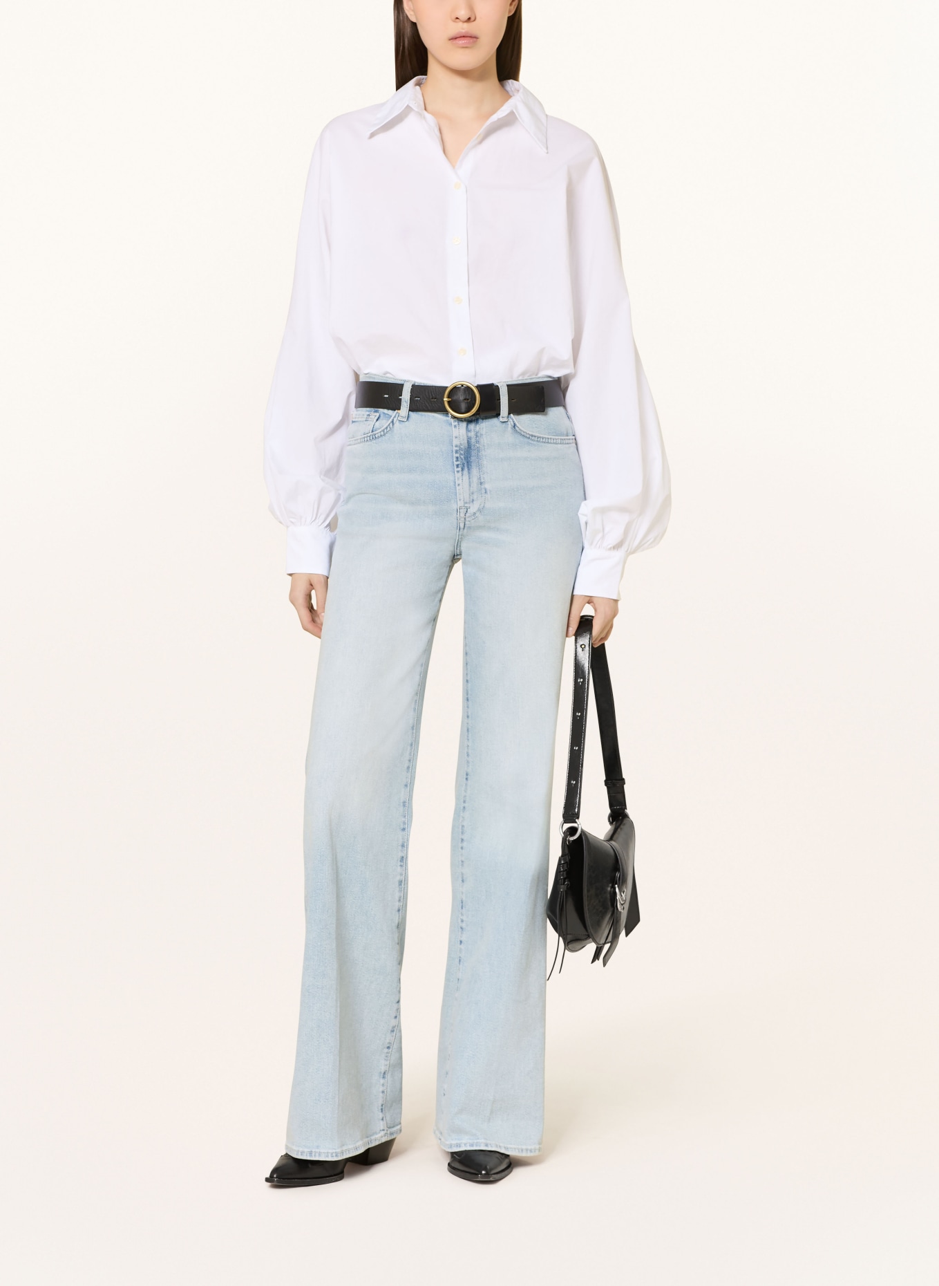 7 for all mankind Flared Jeans MODERN DOJO: 1ZF Frozen