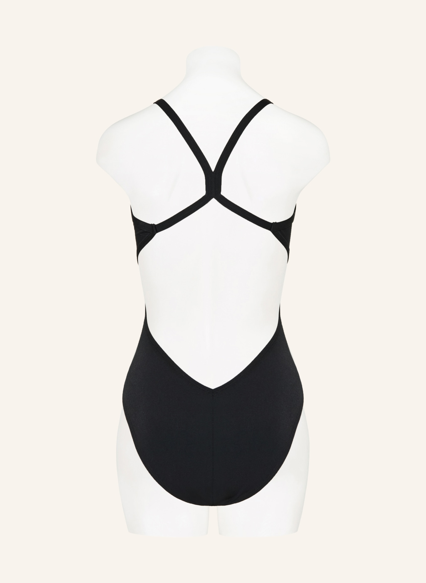 adidas Badeanzug RIPSTREAM TEAM THIN STRAPS C-BACK: SCHWARZ