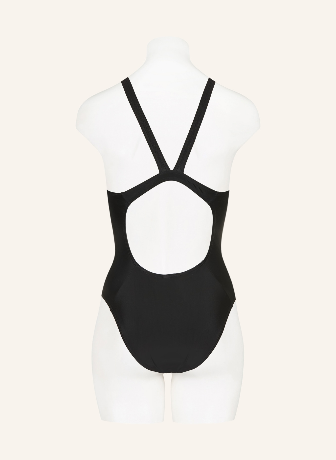 adidas Badeanzug: SCHWARZ / WEISS