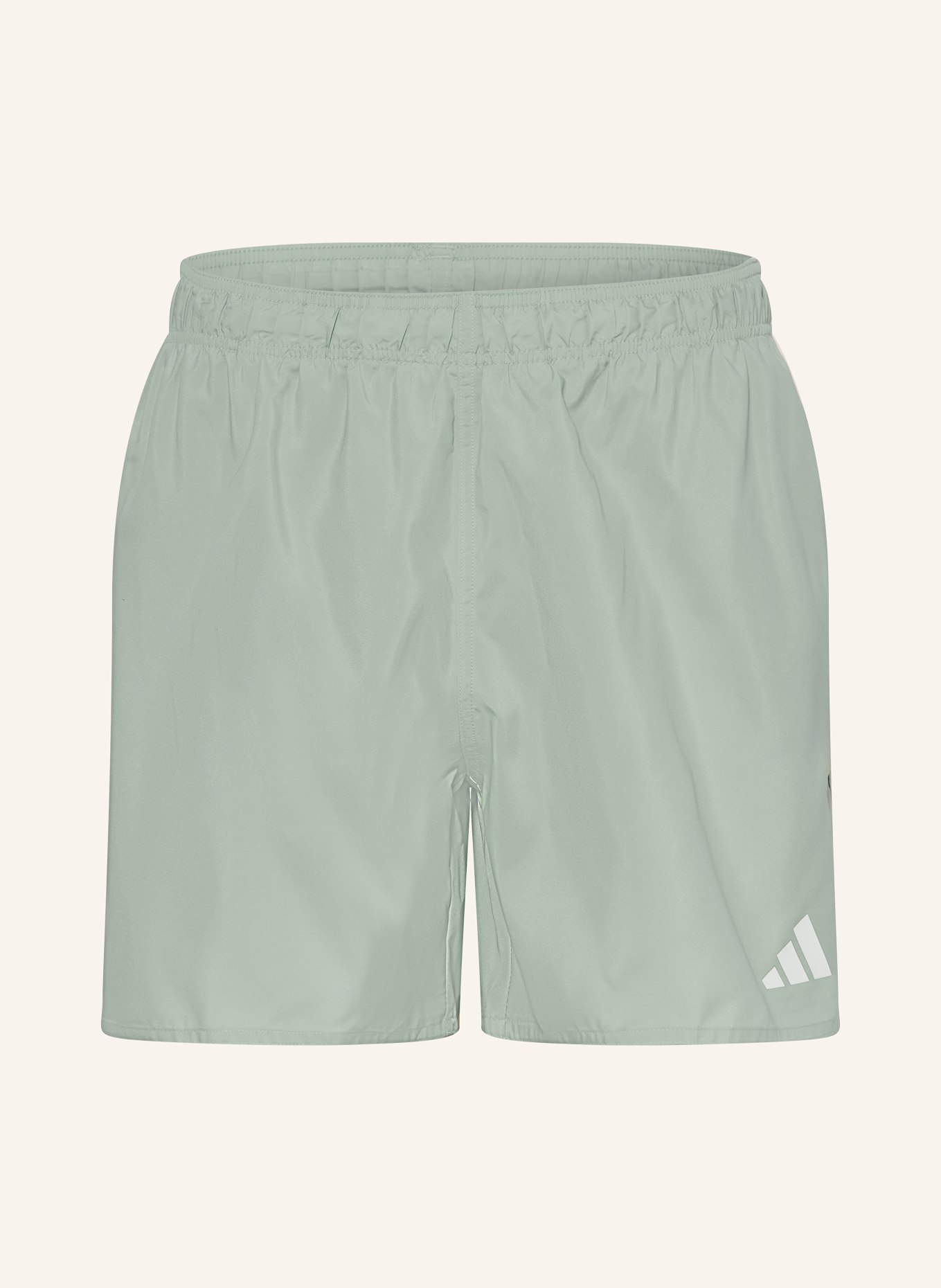 adidas ESSENTIAL 5-INCH swim shorts: KHAKI / WHITE