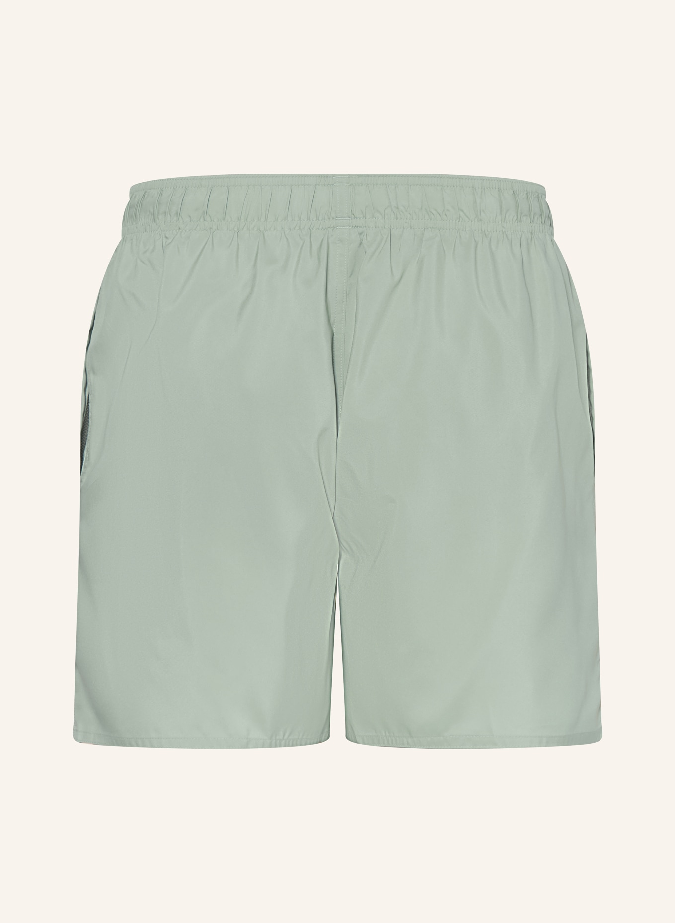 adidas ESSENTIAL 5-INCH swim shorts: KHAKI / WHITE