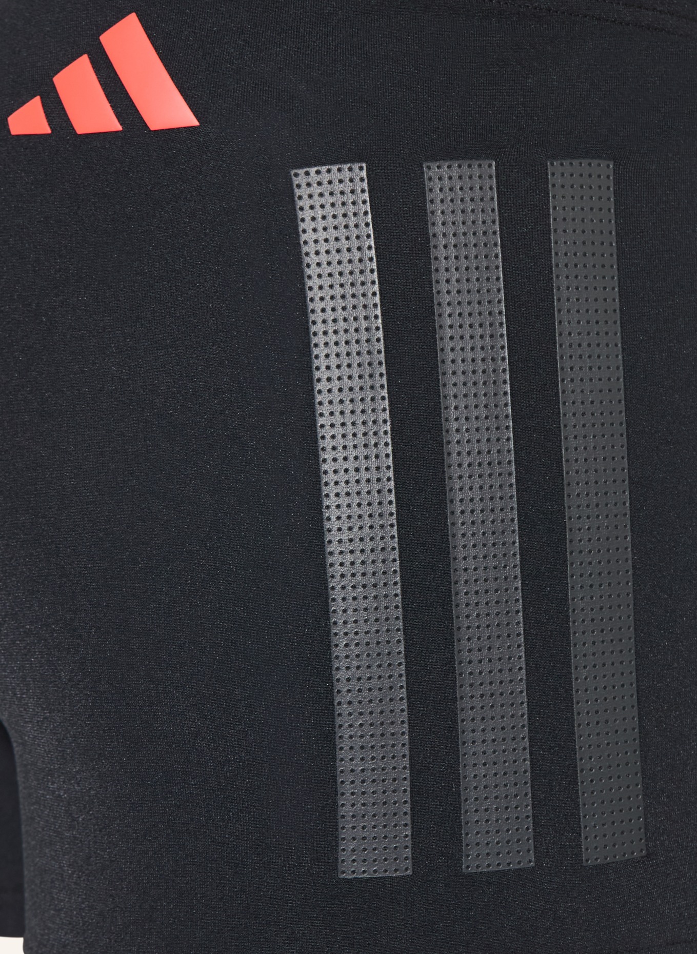 adidas Badeshorts RIPSTREAM: SCHWARZ / NEONROT