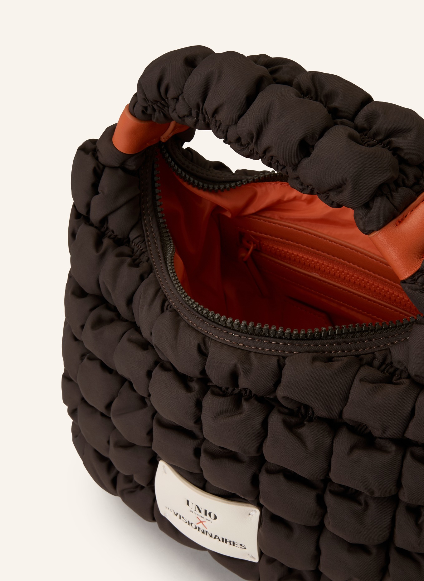 UNIO Torebka KITZBUEHEL S BUBBLE: BRĄZOWY / POMARAŃCZOWY