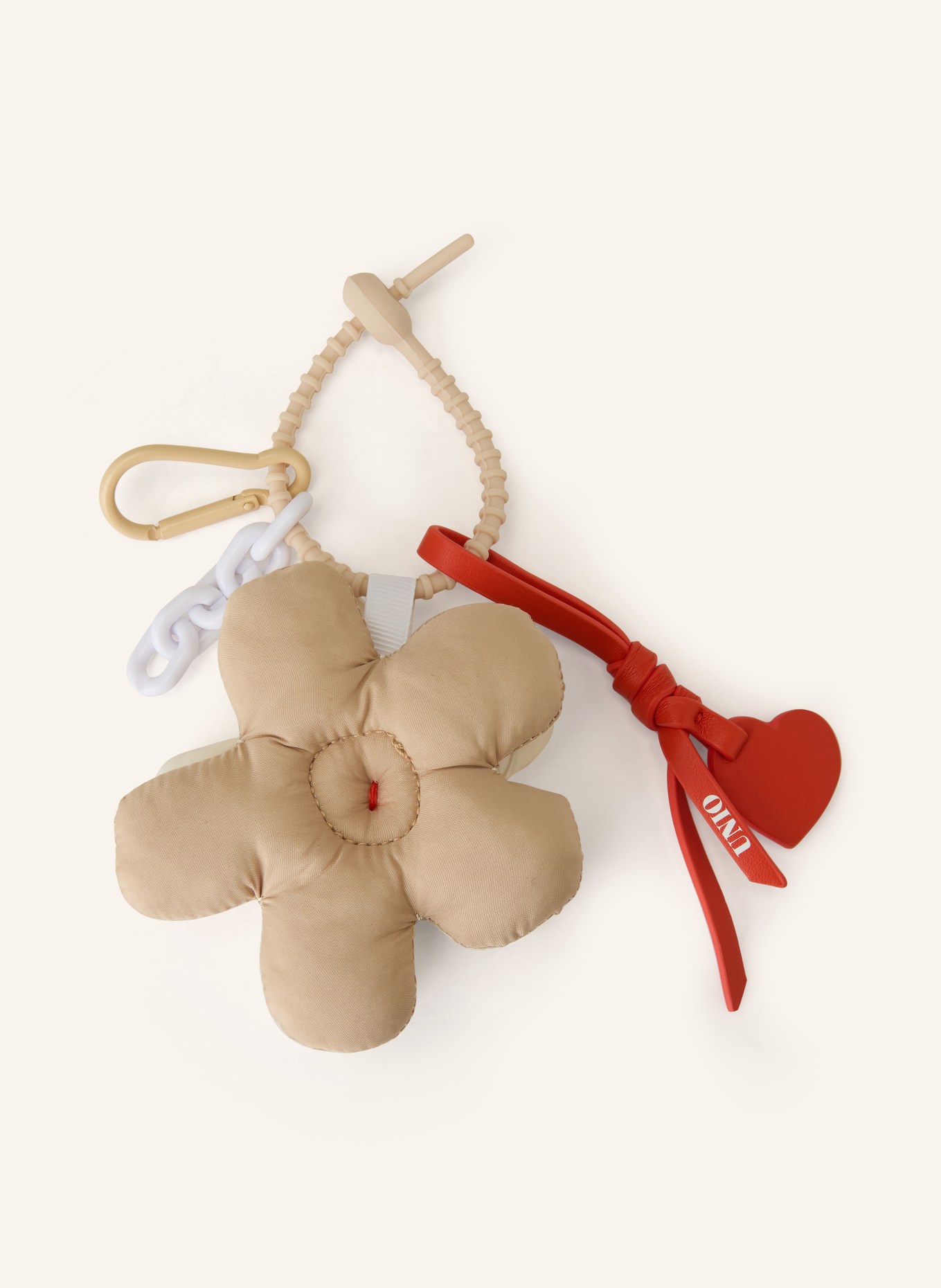 UNIO brelok do torebki: BEŻOWY / ECRU