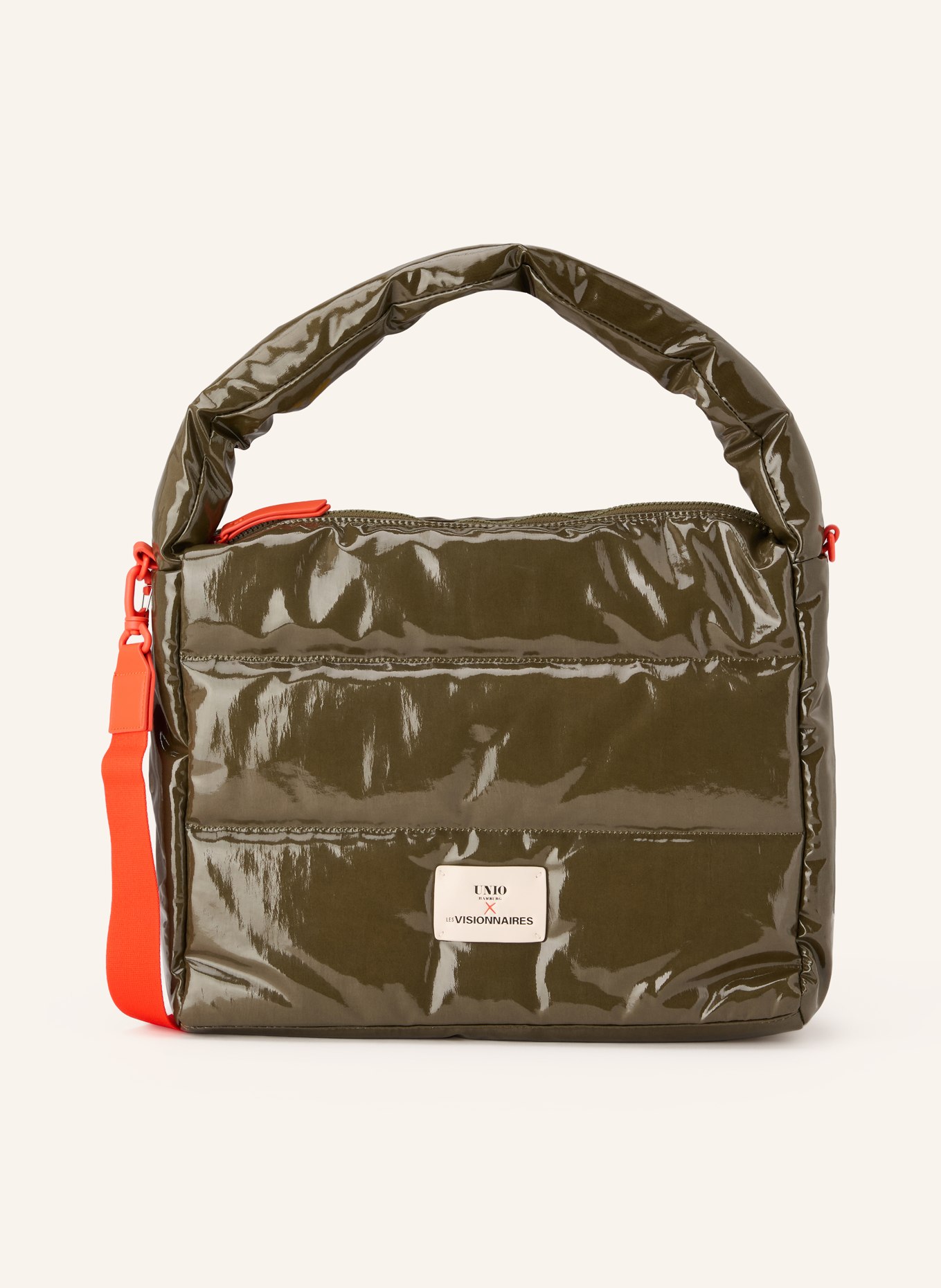 UNIO Schultertasche LACQUER: KHAKI