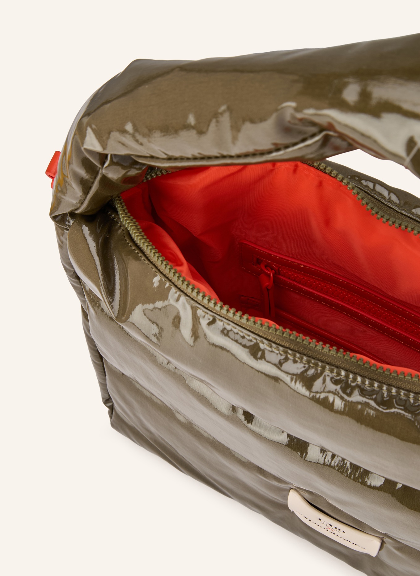 UNIO Schultertasche LACQUER: KHAKI