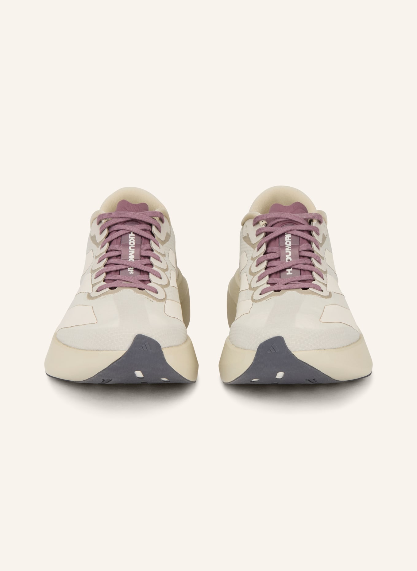 adidas Laufschuhe ADIZERO EVO SL 2: HELLGRAU / ECRU / LILA