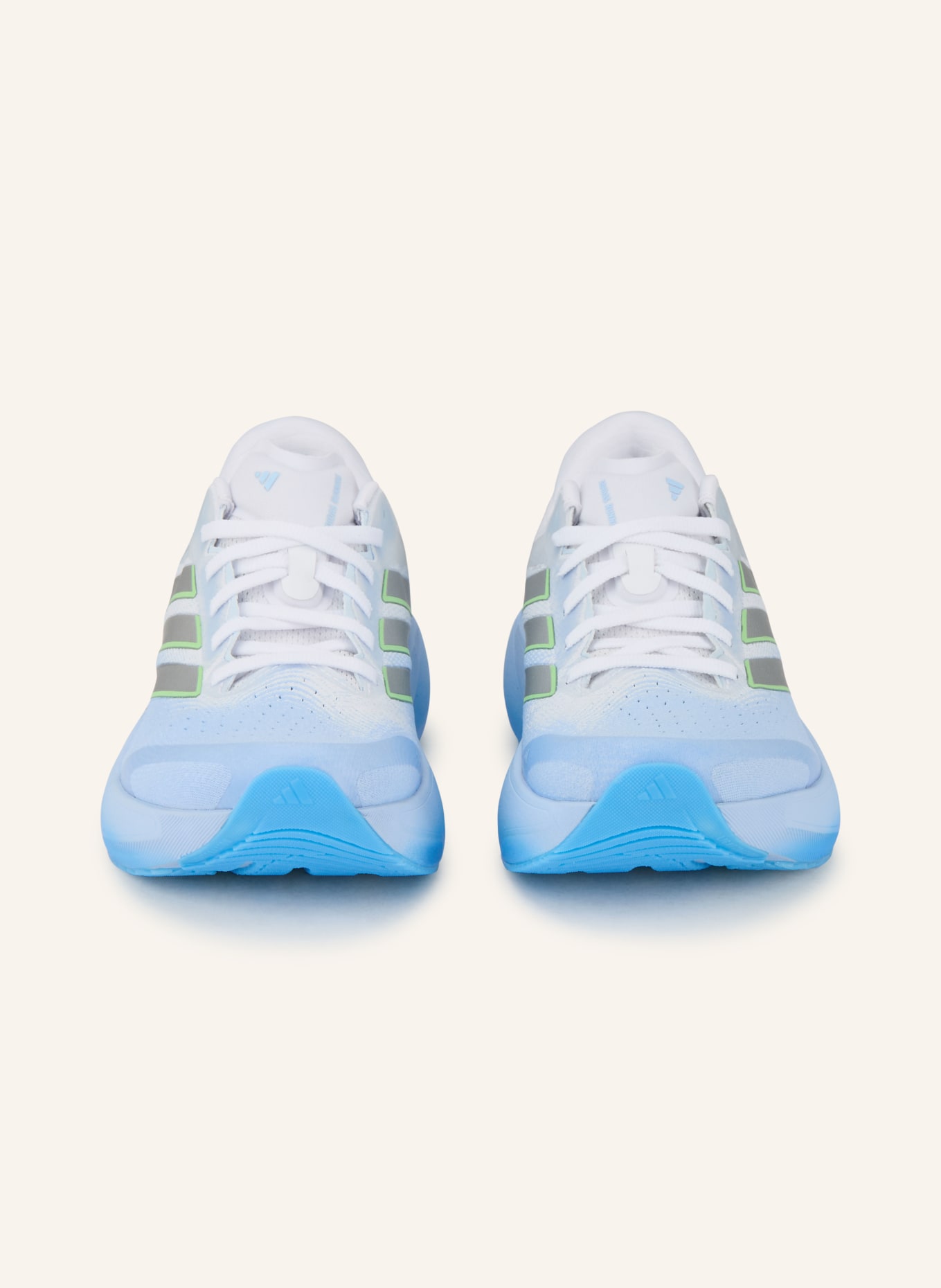 adidas Laufschuhe SUPERNOVA RISE 3: HELLBLAU / SILBER / WEISS