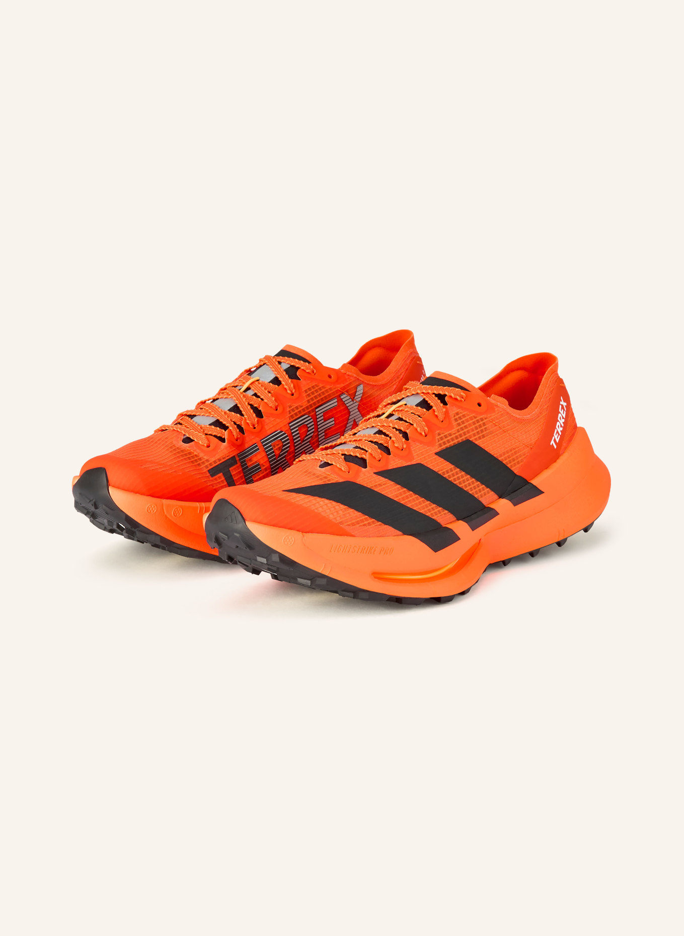 adidas TERREX TERREX AGRAVIC SPEED ULTRA 2 trail running shoes: NEON ORANGE / BLACK