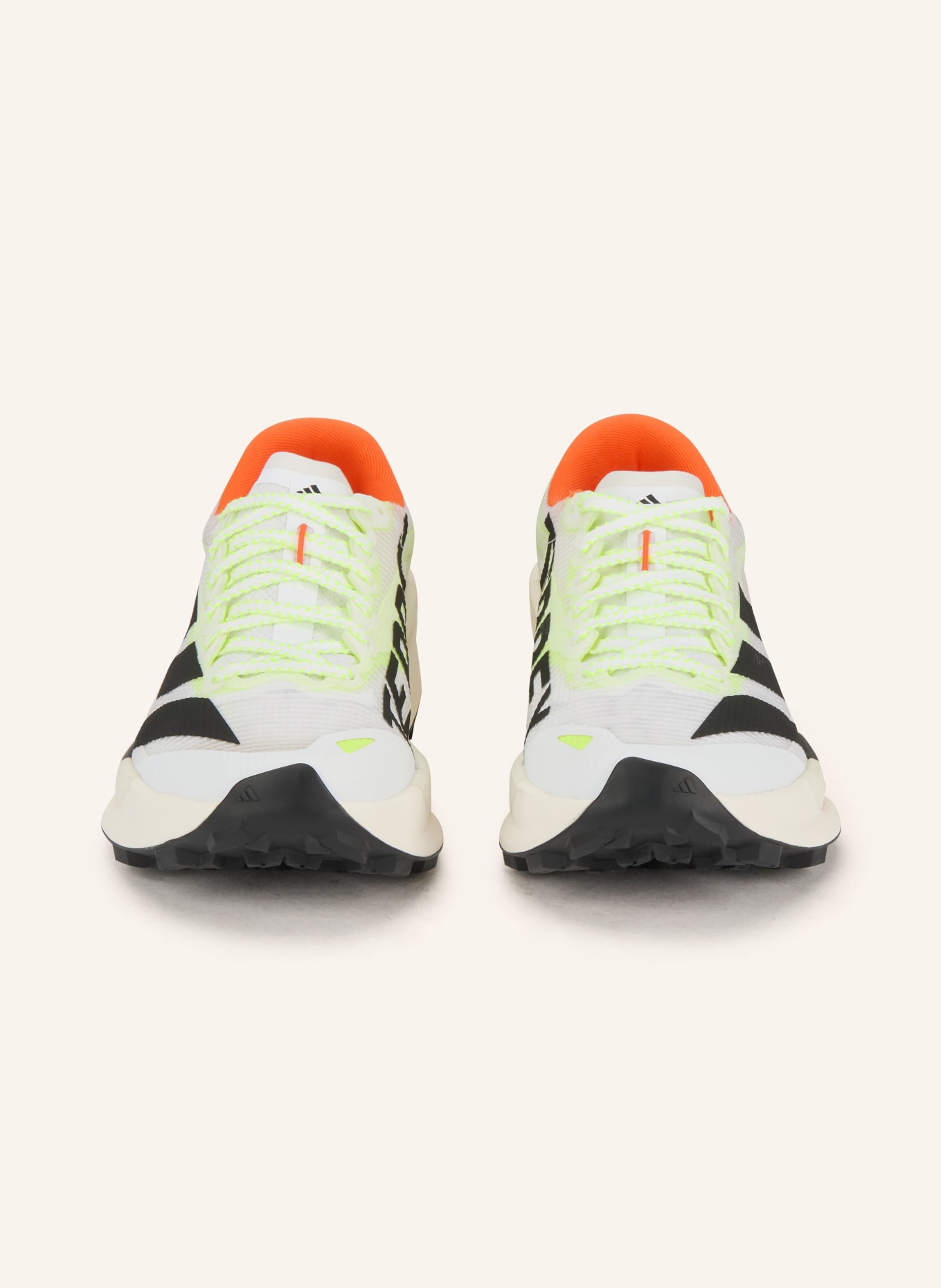 adidas TERREX Laufschuhe TERREX AGRAVIC AT: WEISS / NEONORANGE / SCHWARZ