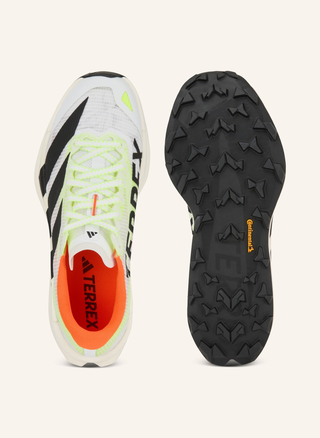 adidas TERREX Laufschuhe TERREX AGRAVIC AT: WEISS / NEONORANGE / SCHWARZ