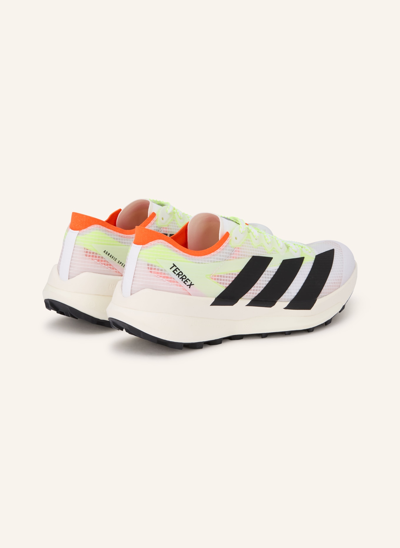 adidas TERREX Trailrunning-Schuhe AGRAVIC SPEED 2: WEISS / NEONGELB / SCHWARZ