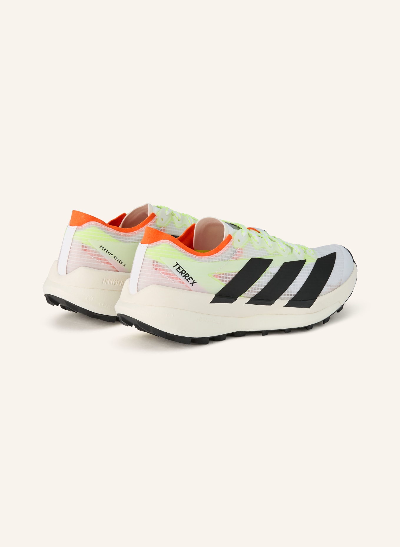 adidas TERREX Trailrunning-Schuhe TERREX AGRAVIC SPEED 2: WEISS / NEONGELB / SCHWARZ