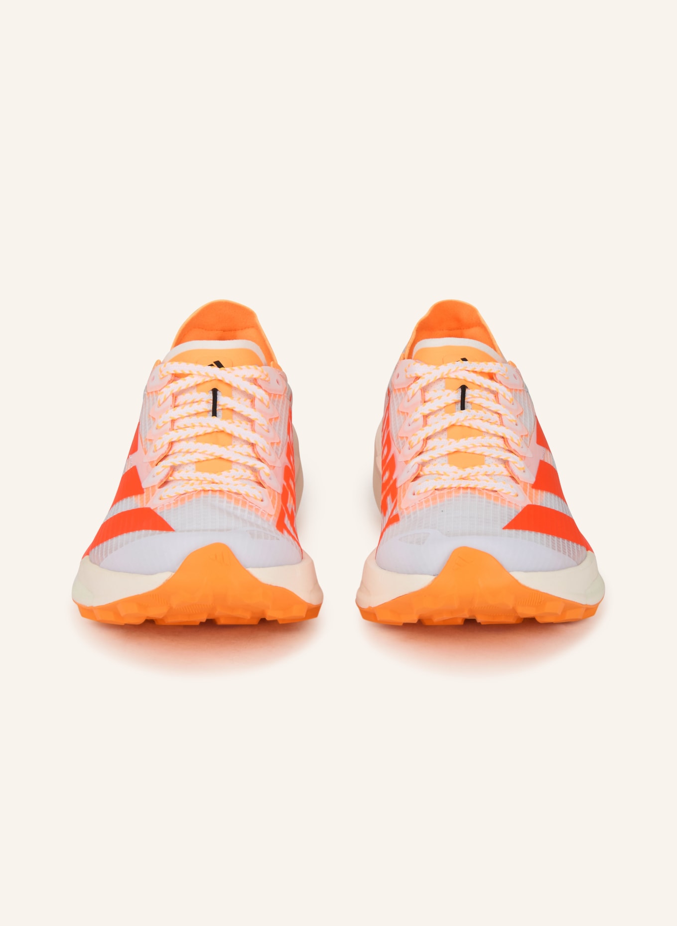 adidas TERREX TERREX AGRAVIC SPEED 2 trail running shoes: WHITE / NEON ORANGE / ORANGE