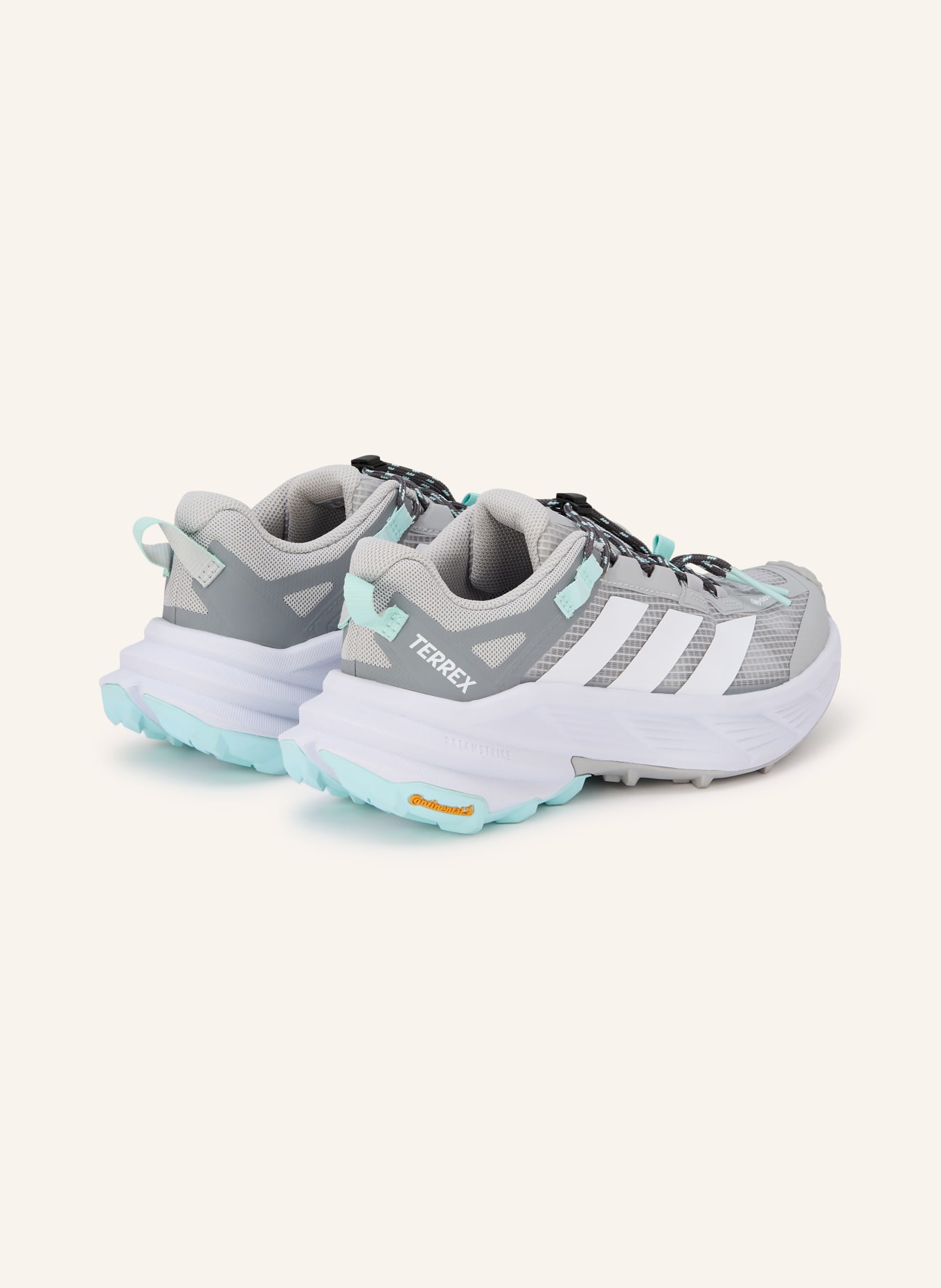 adidas TERREX TERREX FREEHIKER SL GTX hiking boots: LIGHT GRAY / TURQUOISE / WHITE