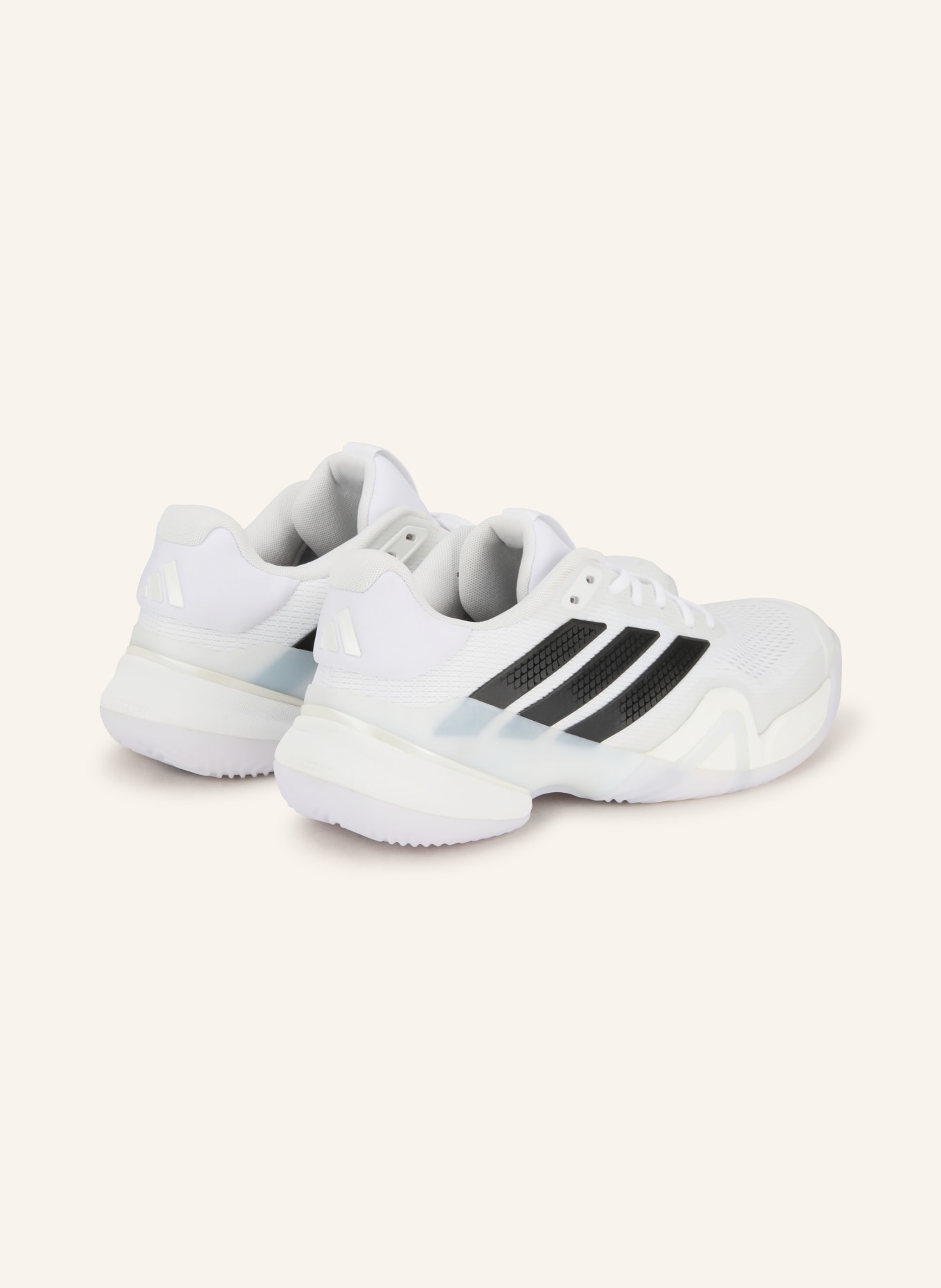 adidas Tennisschuhe BARRICADE 14 CLAY: WEISS / SCHWARZ