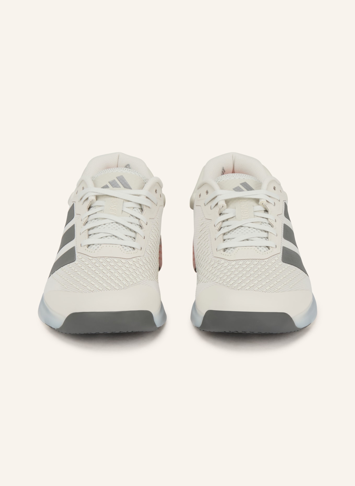 adidas Fitness shoes DROPSET 4 POWER: LIGHT GRAY / DARK GRAY / NEON ORANGE