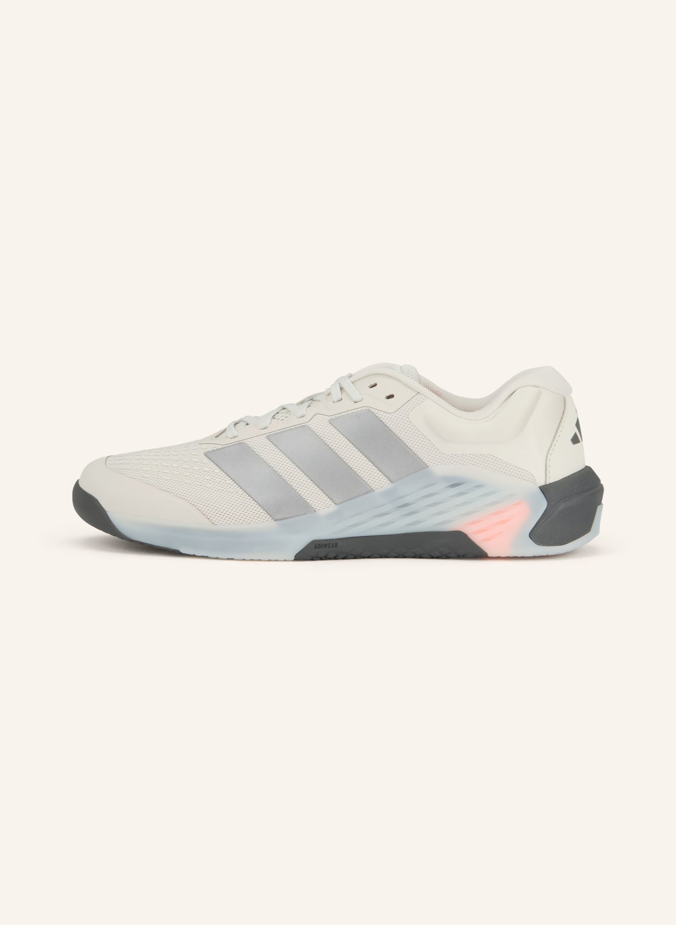 adidas Fitness shoes DROPSET 4 POWER: LIGHT GRAY / DARK GRAY / NEON ORANGE