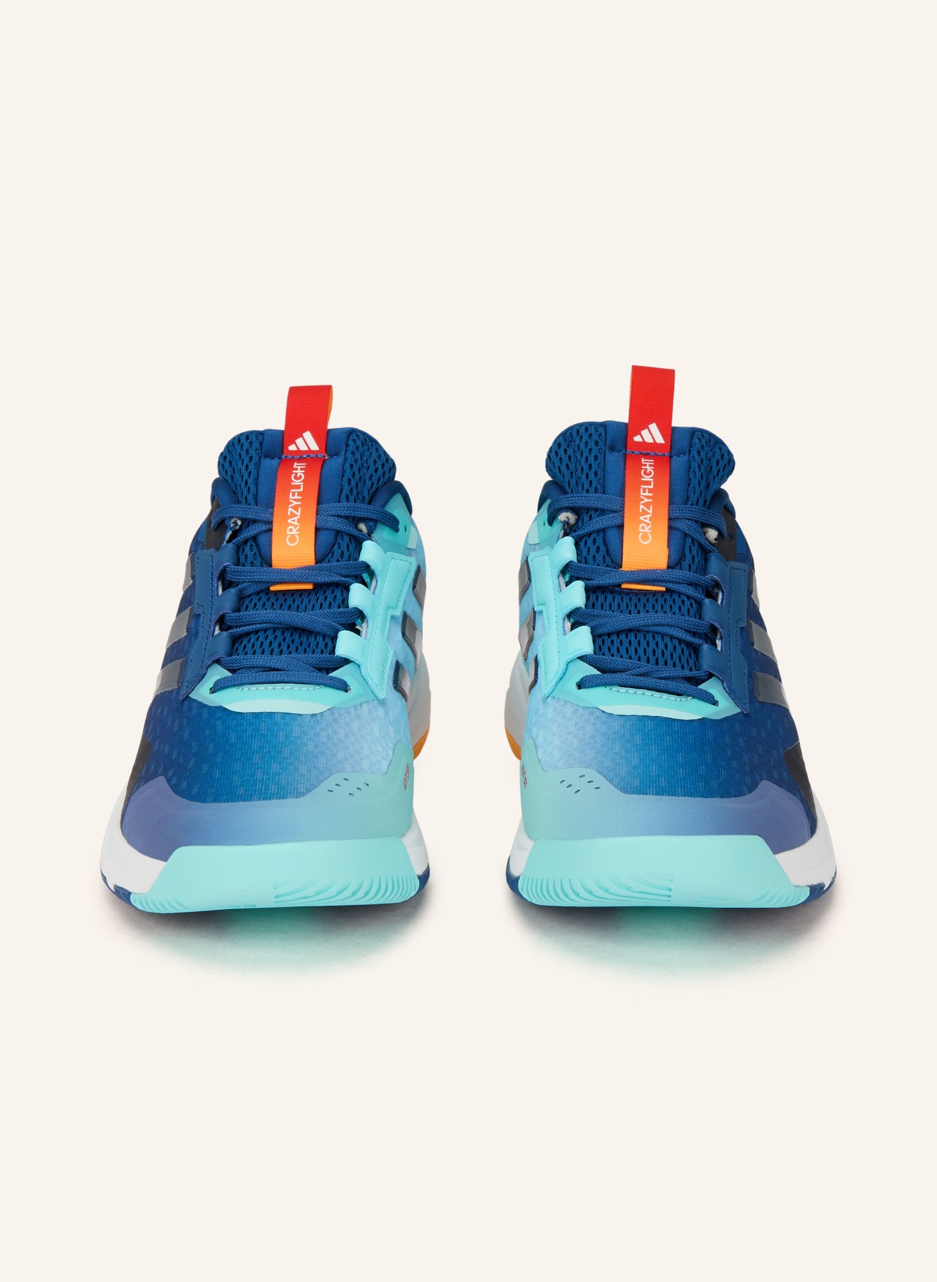 adidas Buty halowe CRAZYFLIGHT 6: NIEBIESKI / TURKUSOWY / BIAŁY