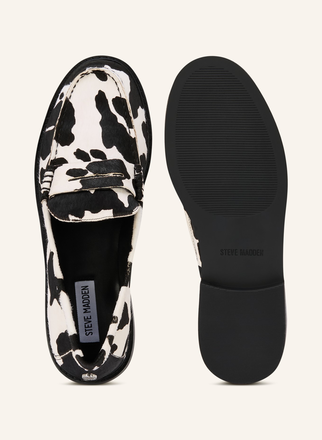 STEVE MADDEN Penny-Loafer ADISON: SCHWARZ / WEISS