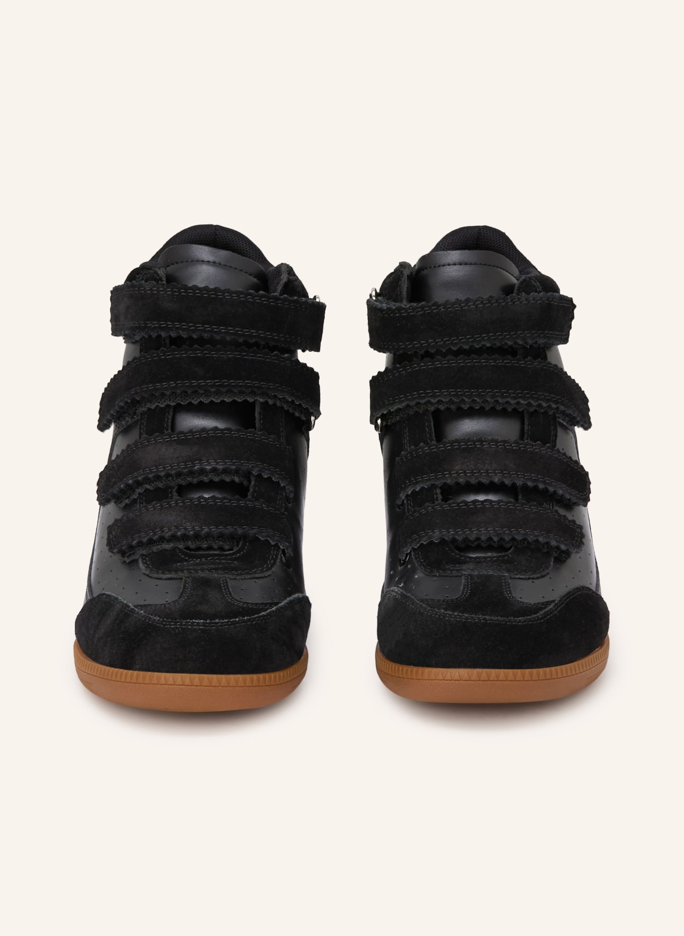 STEVE MADDEN MUSTANG high-top sneakers: BLACK