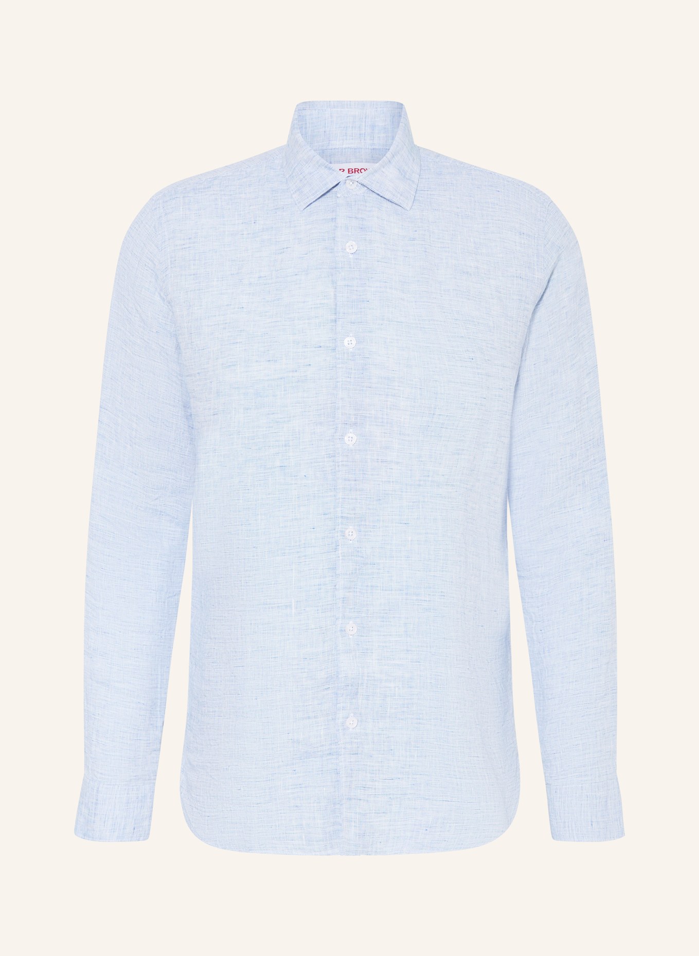 ORLEBAR BROWN Leinenhemd GILES Slim Fit: HELLBLAU