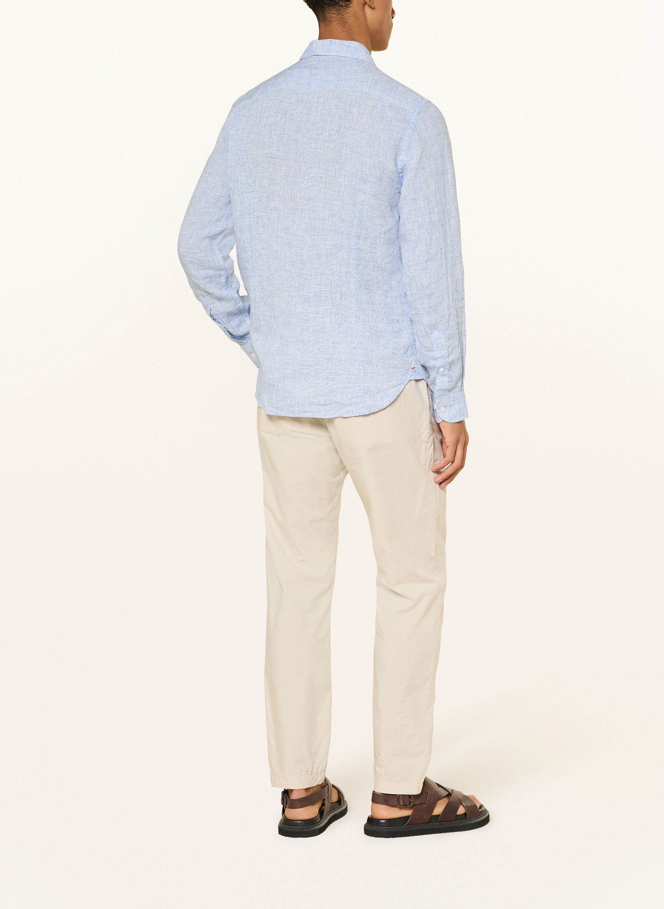 ORLEBAR BROWN Leinenhemd GILES Slim Fit: HELLBLAU