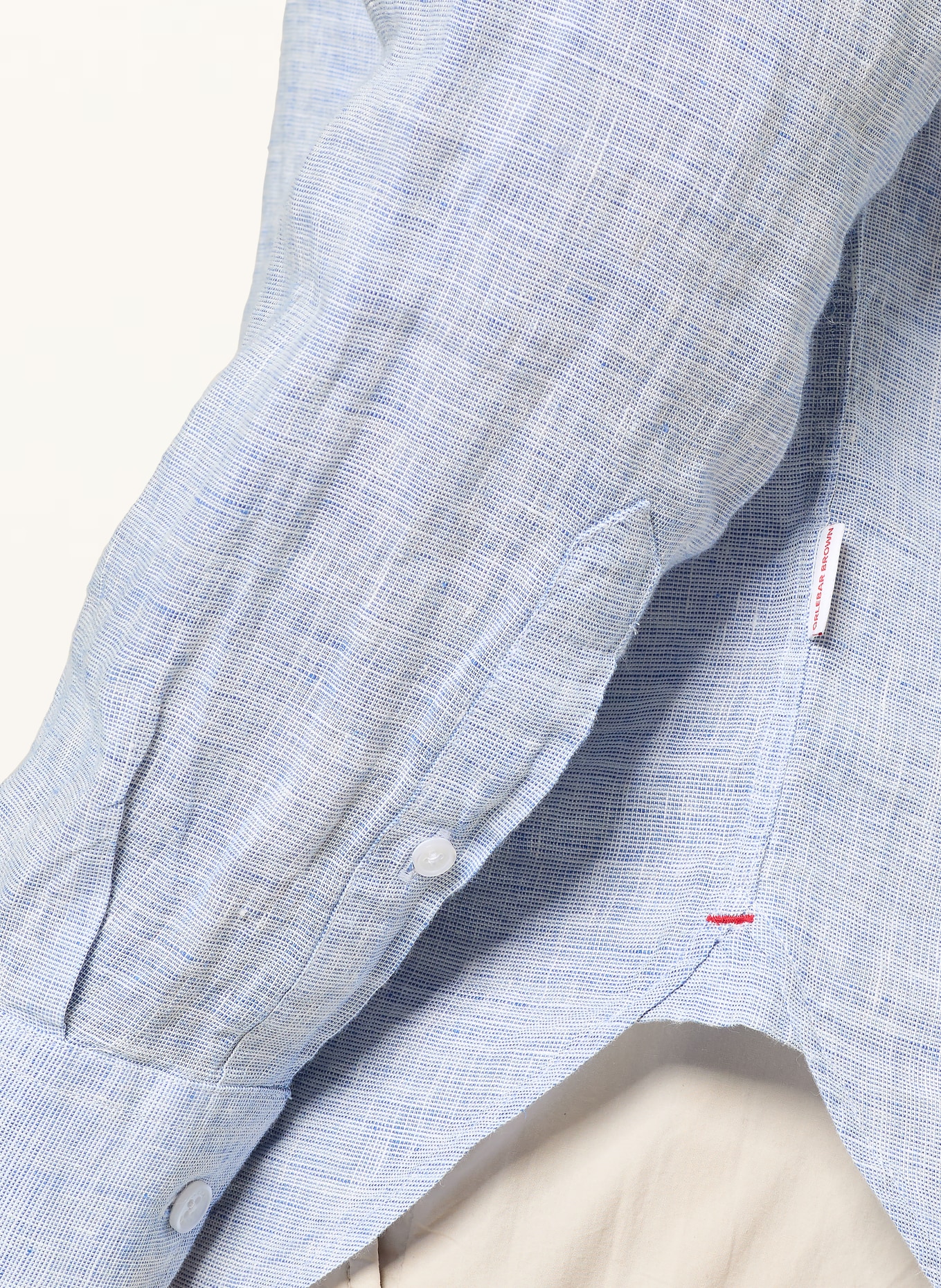 ORLEBAR BROWN Leinenhemd GILES Slim Fit: HELLBLAU