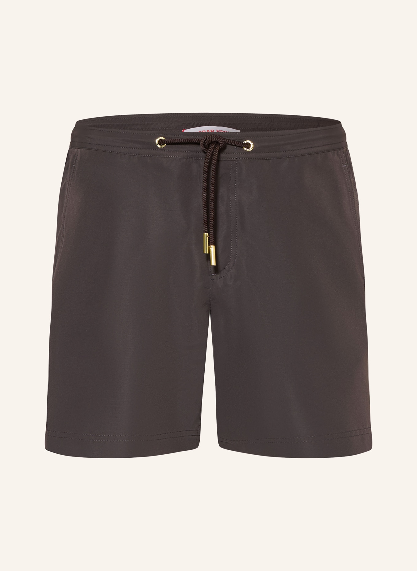 ORLEBAR BROWN BULLDOG DRAWCORD swim shorts: DARK BROWN