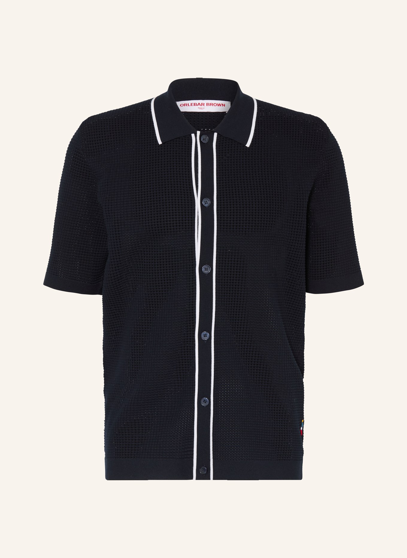 ORLEBAR BROWN Koszula wypoczynkowa RODDY Slim Fit: GRANATOWY