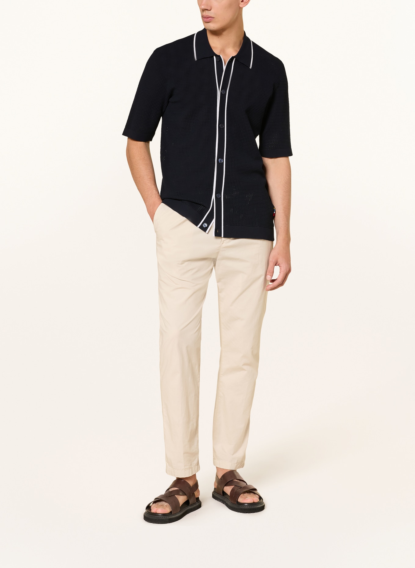 ORLEBAR BROWN Koszula wypoczynkowa RODDY Slim Fit: GRANATOWY